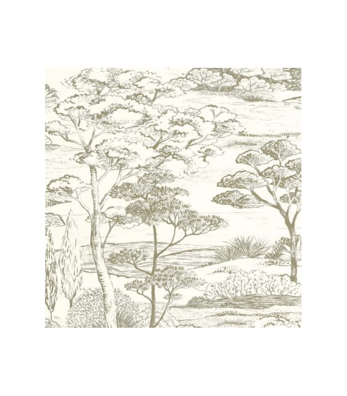 Papier Peint LITTORAL ARGILE - Collection SENTIERS DES DUNES - CASADECO - Réf. SENT200936400