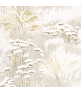 Papier Peint OYAT BEIGE CREME - Collection SENTIERS DES DUNES - CASADECO - Réf. SENT200941322