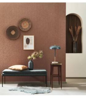 Papier Peint Empreinte Cuivre - Collection SENTIERS DES DUNES - CASADECO - Réf. SENT88702738