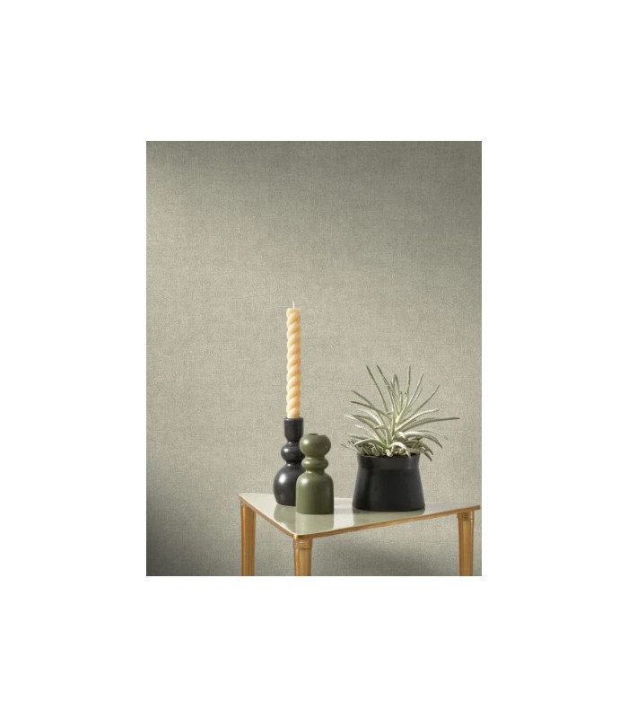 Papier Peint Empreinte Vert Eucalyptus - Collection SENTIERS DES DUNES - CASADECO - Réf. SENT88707547