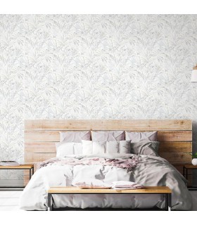 Papier Peint Vinyle Grainé sur Intissé Palmier Beige – Erismann - réf. 10213-14