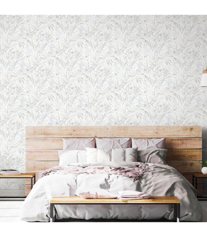 Papier Peint Vinyle Grainé sur Intissé Palmier Beige – Erismann - réf. 10213-14