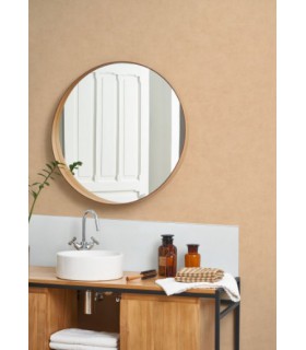 Papier Peint MUR A LA CHAUX BEIGE OCRE - Collection SENTIERS DES DUNES - CASADECO - Réf. SENT88091328