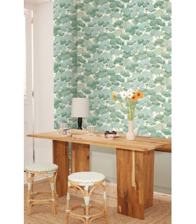 Papier Peint ETE VERT BLEU - Collection BALADE - CASELIO - Réf. BLD106107064