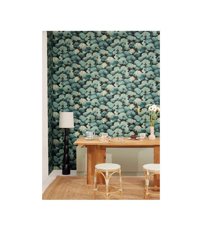 Papier Peint ETE VERT EMERAUDE - Collection BALADE - CASELIO - Réf. BLD106107290