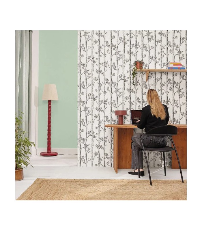 Papier Peint AUTOMNE BLANC - Collection BALADE - CASELIO - Réf. BLD106120000