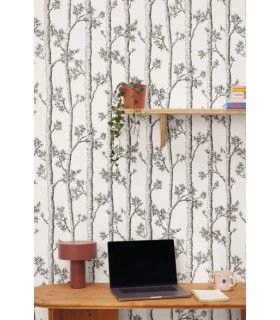 Papier Peint AUTOMNE BLANC - Collection BALADE - CASELIO - Réf. BLD106120000