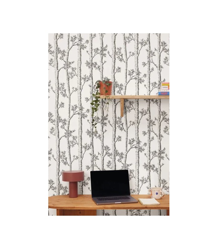 Papier Peint AUTOMNE BLANC - Collection BALADE - CASELIO - Réf. BLD106120000