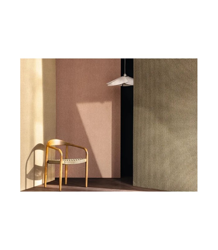 Papier Peint RAPHIA TAUPE FONCE - Collection MATIERES - CASELIO - Réf. MMT105971664