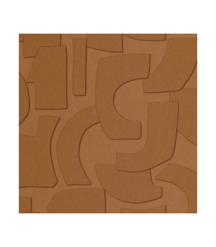 Papier Peint VOLUME TERRE CUITE - Collection ORIGINE - CASELIO - Réf. OGN106052056