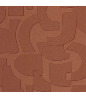 Papier Peint VOLUME TERRE DE SIENNE - Collection ORIGINE - CASELIO - Réf. OGN106058009