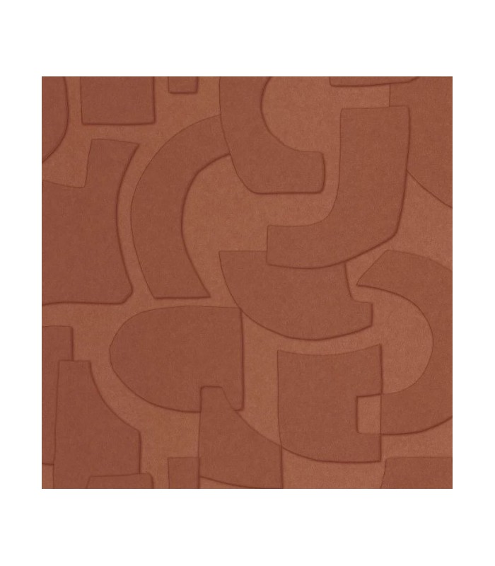 Papier Peint VOLUME TERRE DE SIENNE - Collection ORIGINE - CASELIO - Réf. OGN106058009