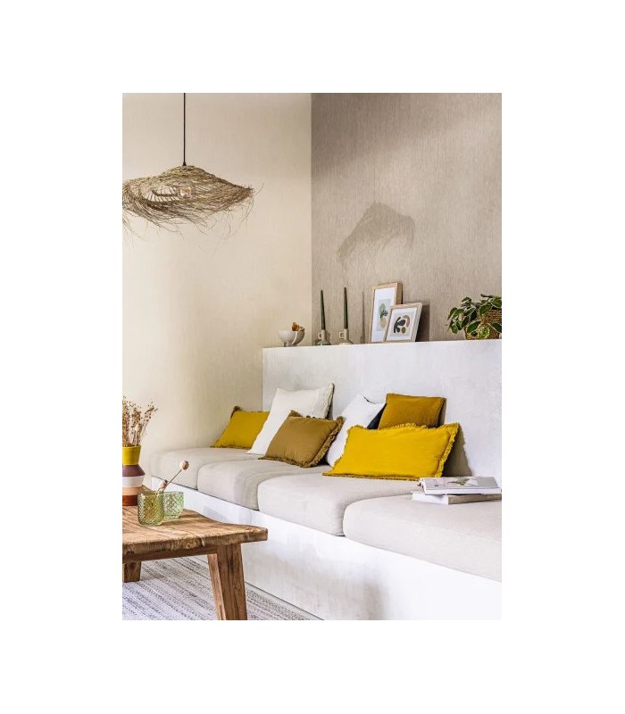 Papier Peint SISAL TAUPE CLAIR - Collection MATIERES - CASELIO - Réf. MMT106011500