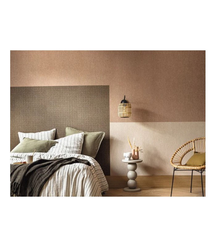 Papier Peint SISAL CACAO - Collection MATIERES - CASELIO - Réf. MMT106012178