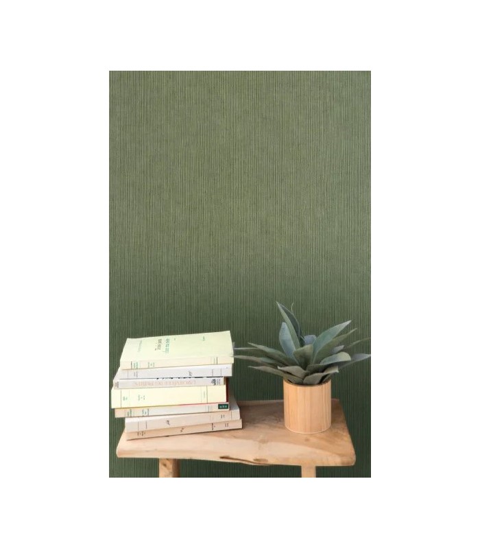 Papier Peint SISAL VERT MOUSSE - Collection MATIERES - CASELIO - Réf. MMT106017230