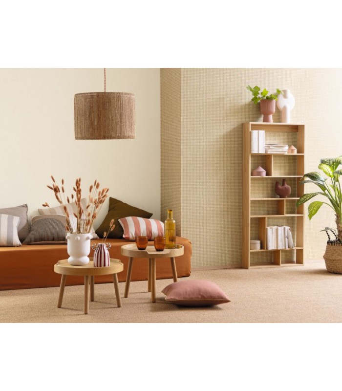 Papier Peint CANNAGE BEIGE - Collection MATIERES - CASELIO - Réf. MMT106021000