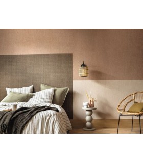 Papier Peint CANNAGE CUIVRE - Collection MATIERES - CASELIO - Réf. MMT106023020