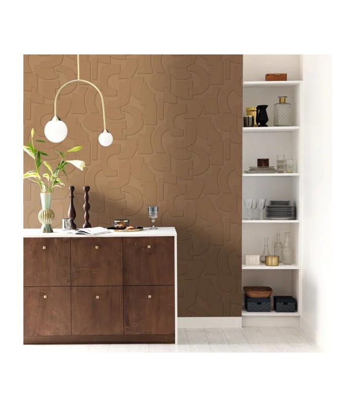 Papier Peint VOLUME GRES DES VOSGES - Collection ORIGINE - CASELIO - Réf. OGN106052099