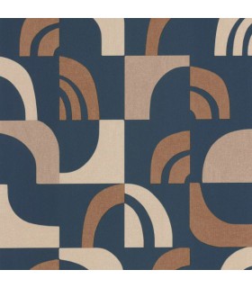 Papier Peint EMPREINTE BLEU UNIVERS - Collection ORIGINE - CASELIO - Réf. OGN106076066