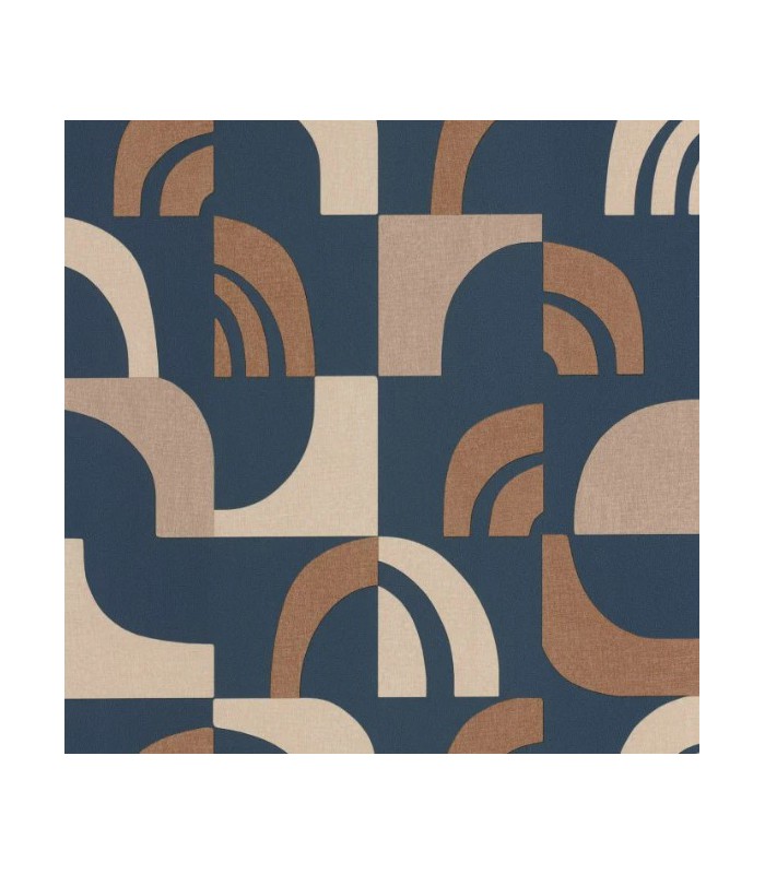 Papier Peint EMPREINTE BLEU UNIVERS - Collection ORIGINE - CASELIO - Réf. OGN106076066