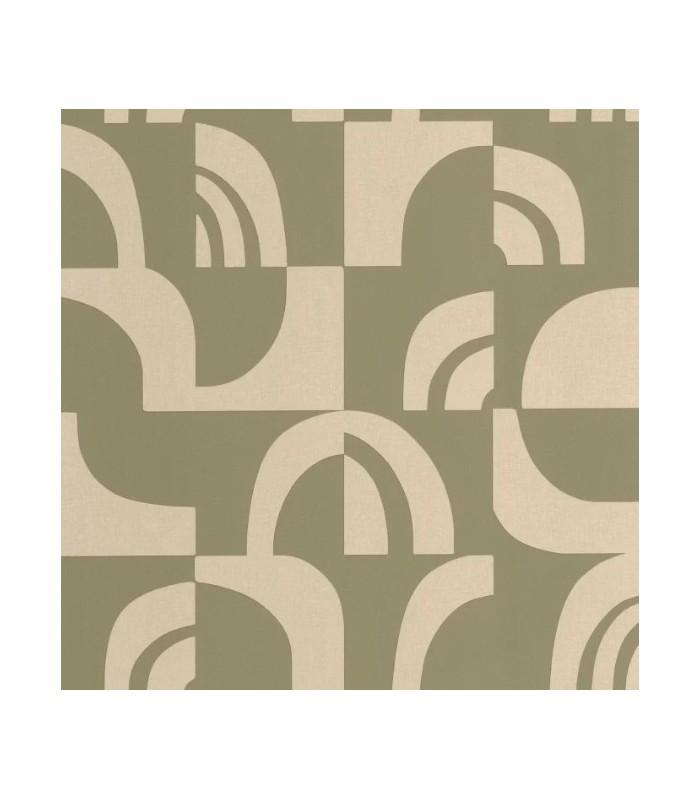 Papier Peint EMPREINTE VERT KAKI - Collection ORIGINE - CASELIO - Réf. OGN106077177