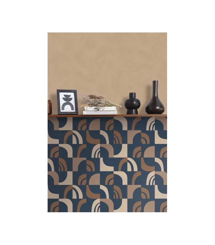 Papier Peint EMPREINTE BLEU UNIVERS - Collection ORIGINE - CASELIO - Réf. OGN106076066