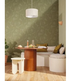 Papier Peint UNI LA CHAUX BLEU UNIVERS - Collection ORIGINE - CASELIO - Réf. OGN106086001