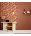 Papier Peint UNI LA CHAUX TERRE DE SIENNE - Collection ORIGINE - CASELIO - Réf. OGN106088000