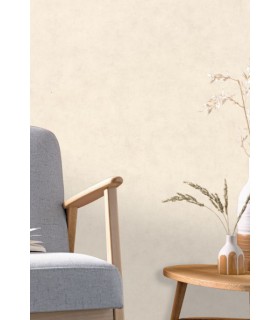 Papier Peint BETON UNI BLANC BEIGE - Collection RELIEFS - CASELIO - Réf. RLF101480010