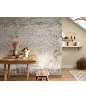 Papier Peint BETON UNI GRIS BETON MOYEN - Collection RELIEFS - CASELIO - Réf. RLF101489460