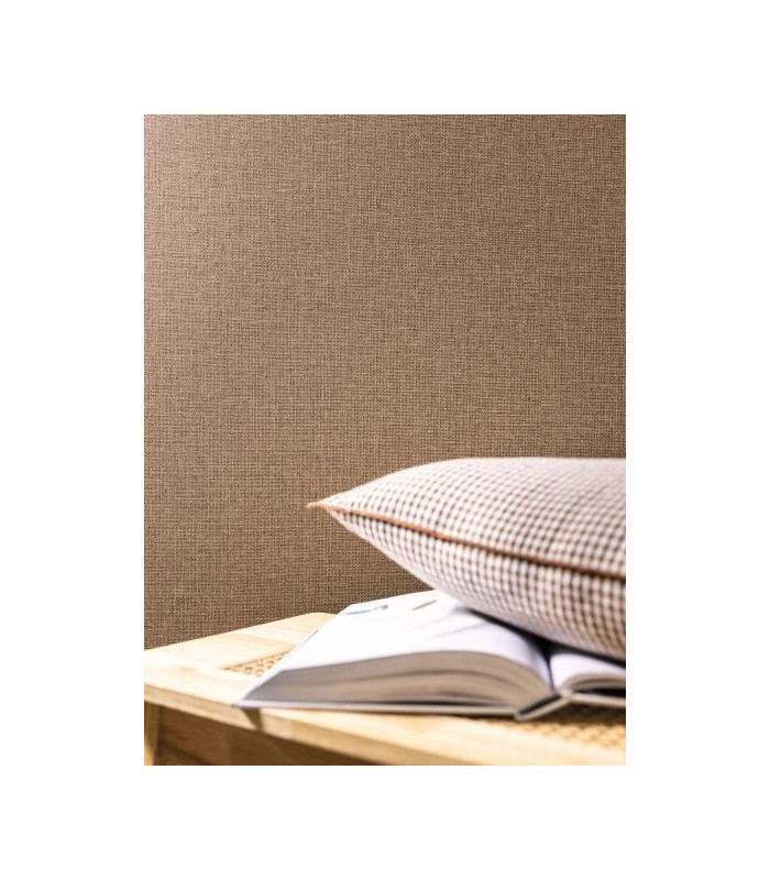 Papier Peint UNI MAT NOISETTE - Collection RELIEFS - CASELIO - Réf. RLF104012008