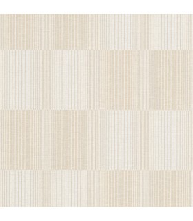 Papier peint vinyle grainé damier beige sur intissé Erismann 10214-14