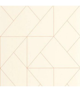 Papier peint SUBTILITE BEIGE / TERRACOTTA - Collection Alchimie - CASADECO - Ref. ALMI89952323