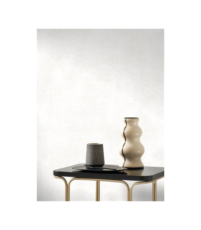 Papier peint Uni STONE BLANC - Collection Stone 2 - CASADECO - Réf. STND80830101