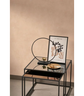 Papier peint Uni STONE PEAU DE PÊCHE - Collection Stone 2 - Réf. STND80834224