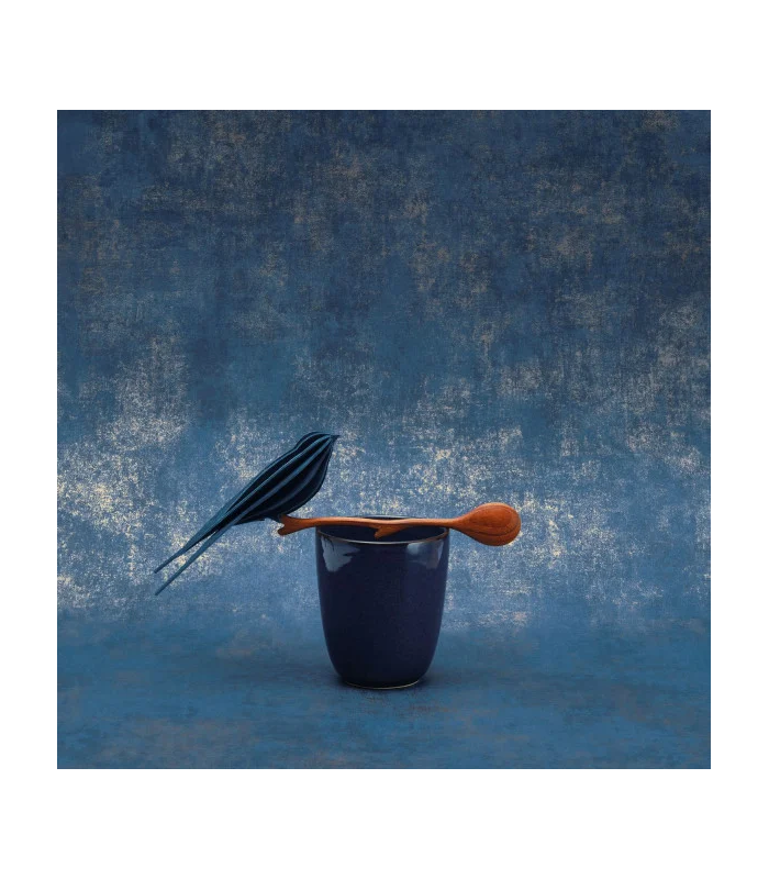 Papier peint Uni STONE BLEU ENCRE - Collection Stone 2 - Réf. STND80836466