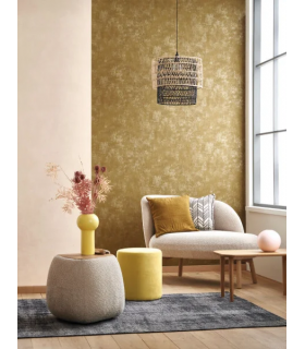 Papier peint Uni STONE ROSE NACRE - Collection Stone 2 - Réf. STND80834141