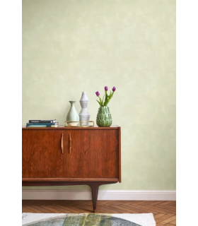 Papier peint Uni STONE MATCHA LATTE - Collection Stone 2 - Réf. STND80837100