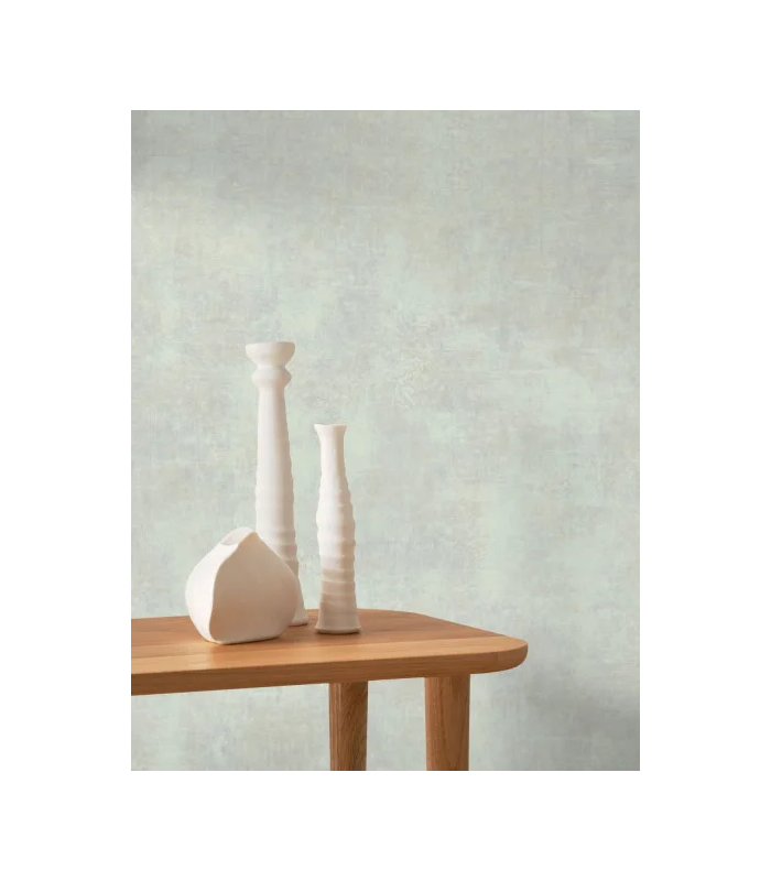 Papier peint Uni STONE VERT D EAU - Collection Stone 2 - Réf. STND80837217