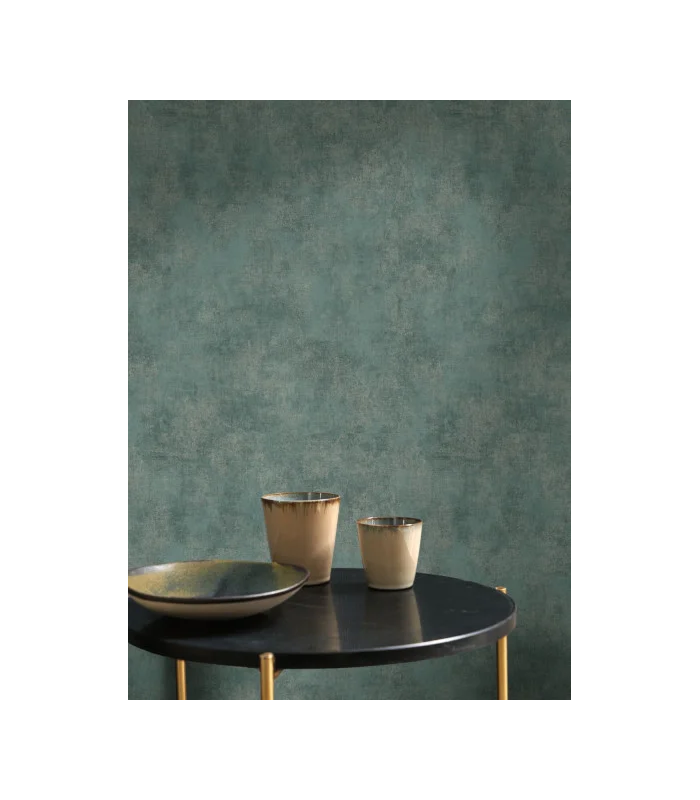 Papier peint Uni STONE SAUGE - Collection Stone 2 - Réf. STND80837337