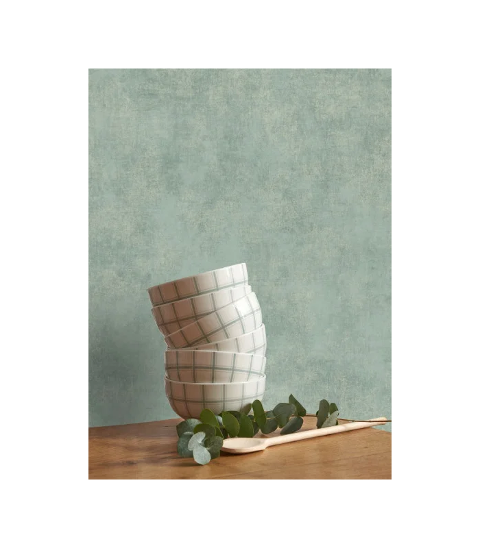 Papier peint Uni STONE MENTHE GLACEE - Collection Stone 2 - Réf. STND80837358