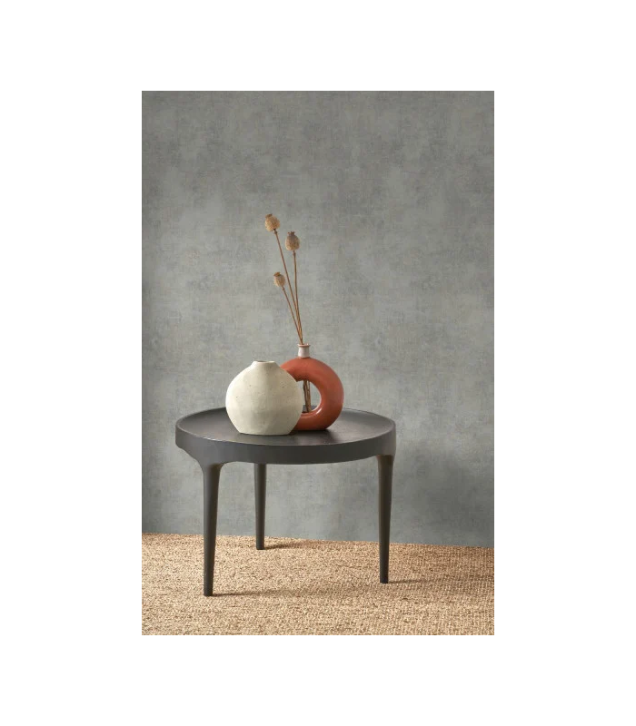 Papier peint Uni STONE VERT DE GRIS - Collection Stone 2 - Réf. STND80837436