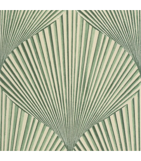 Papier peint SEMIRAMIS VERT NIL - Collection Babylone - CASADECO - Ref. BBLN89767533