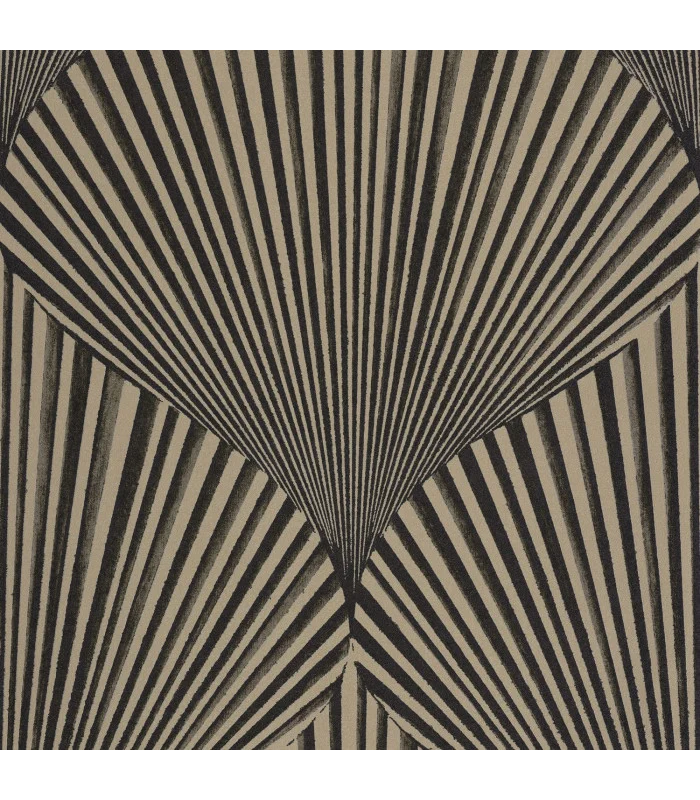 Papier peint SEMIRAMIS NOIR REGLISSE - Collection Babylone - CASADECO - Ref. BBLN89769365