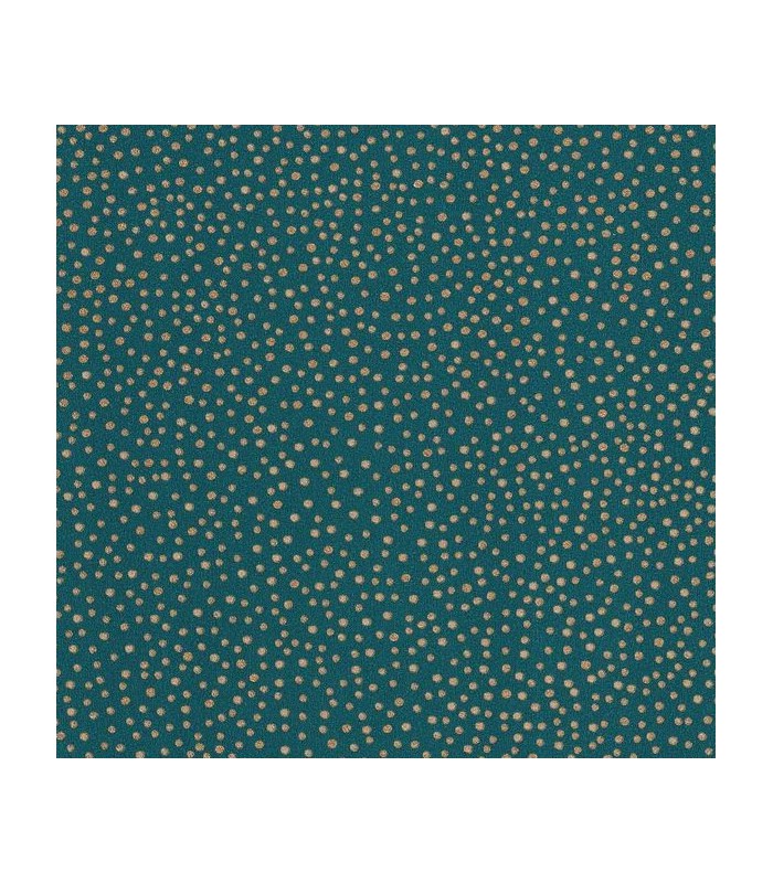 Papier peint Sparkle Bleu madura et Or - Collection Green Life 2 - CASELIO - Réf.  GNL2101736128