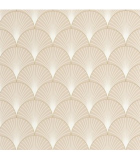 Papier peint Prosperity BEIGE DORÉ - Collection Élégance - CASELIO - Réf. ELC105260010