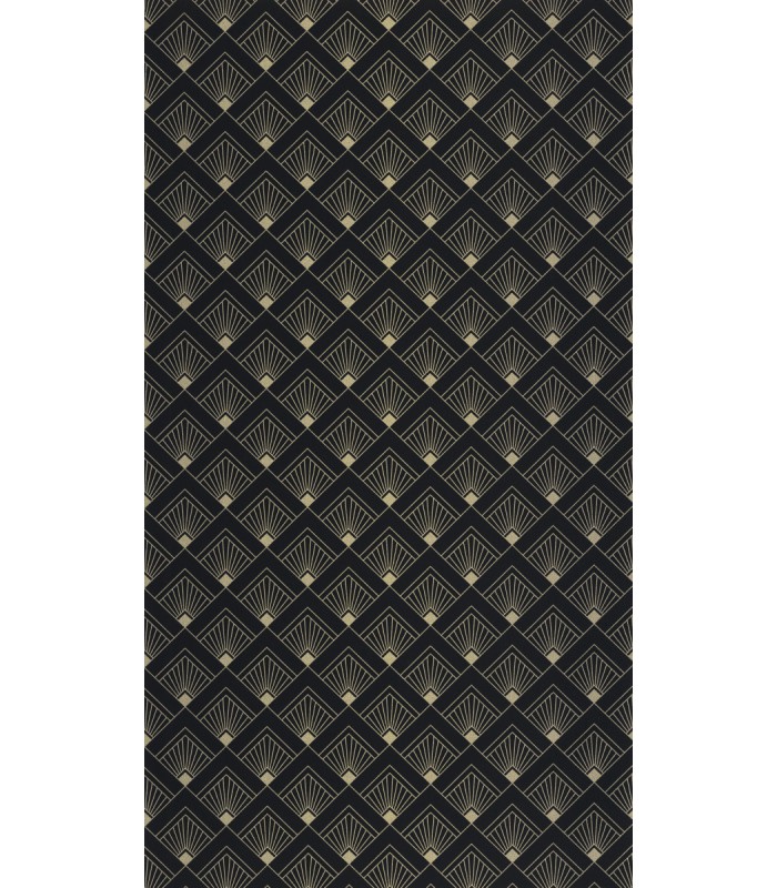 Papier peint Effervescence NOIR DORÉ - Collection Élégance - CASELIO - Réf. ELC105319000