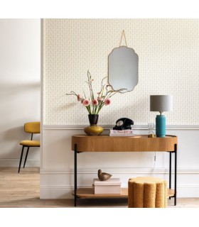 Papier peint Abundance BEIGE DORÉ - Collection Élégance - CASELIO - Réf. ELC105300010