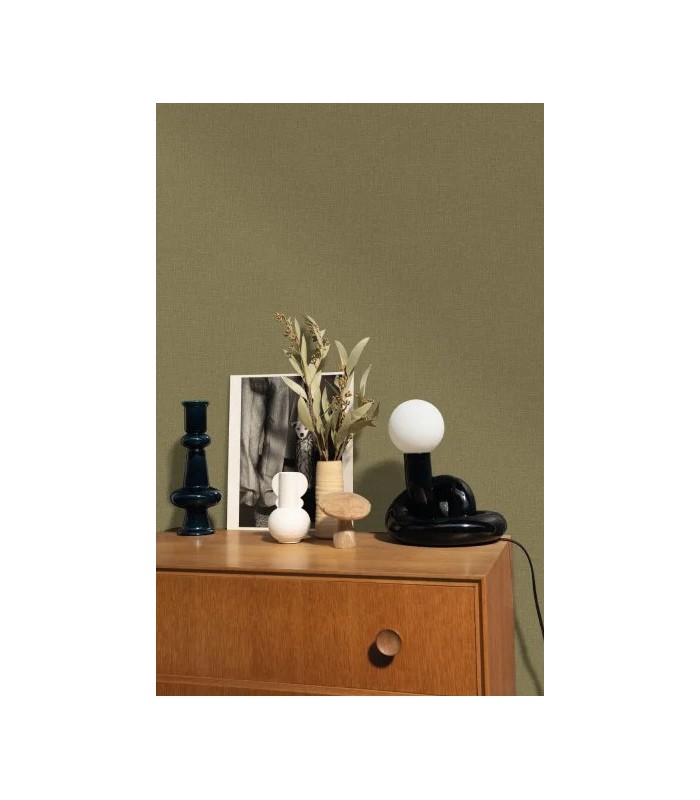 Papier peint Uni Mat Kaki - Collection Green Life 2 - CASELIO - Réf.  GNL2104017342