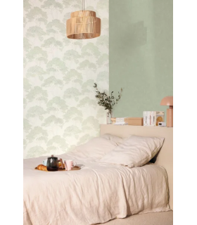 Papier peint Uni Mat SAUGE Collection Céramique - CASELIO - Réf. CER105247740